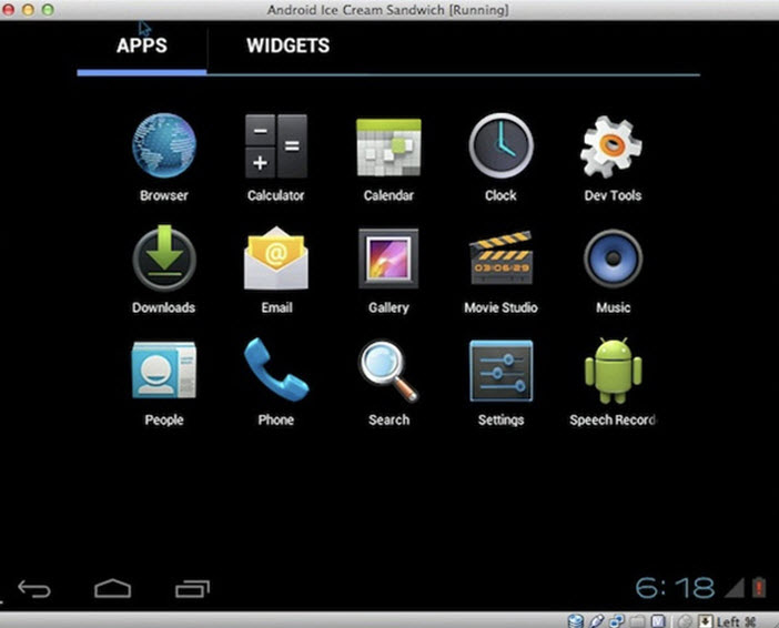 virtualbox android emulator mac