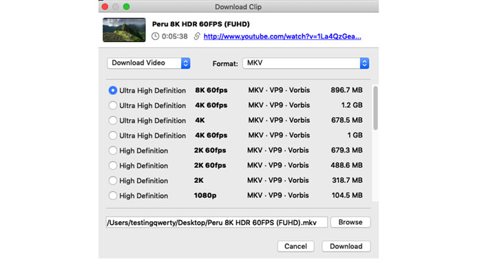 4K Downloader 5.8.5 download the last version for windows