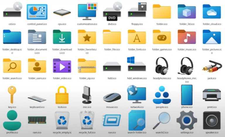 Beautiful Windows 11 Icon Packs : Dress up Your PC for Free in 2022