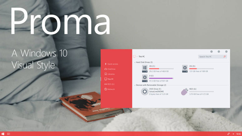 Proma Windows Theme