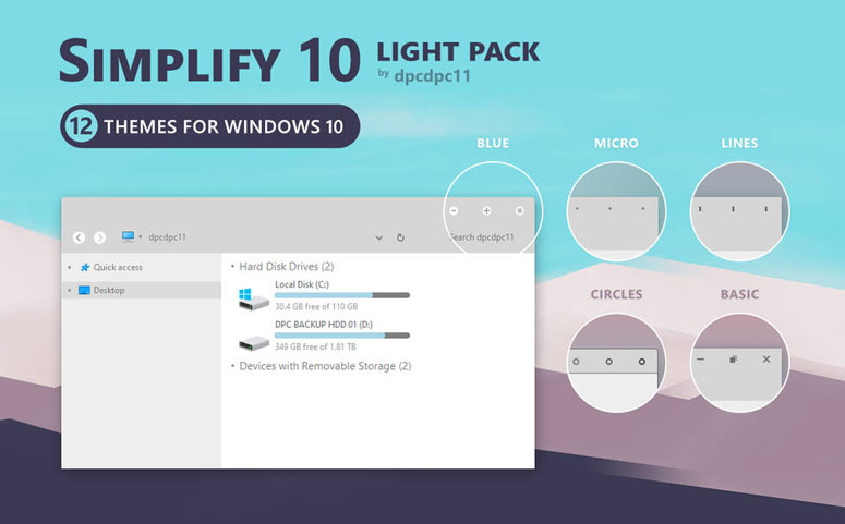 Simplify 10 Windows Theme