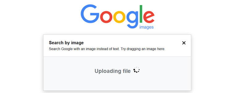 Google image search Upload Image