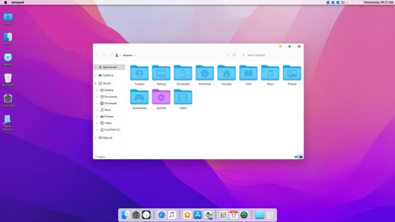 macos style icon pack for windows 10