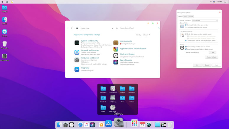 mac os custom theme for windows 10