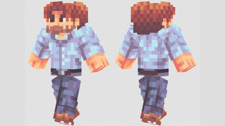 Bob Ross Minecraft Skins