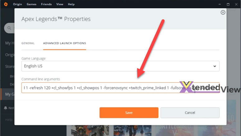 Launch Options for Apex Legends