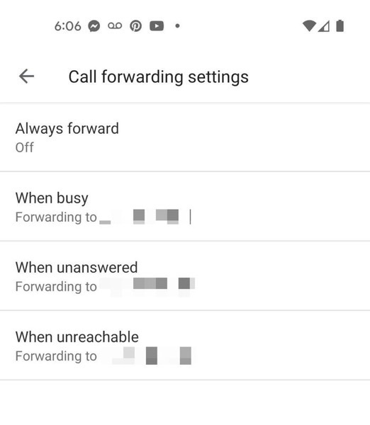 fix hacked phone call forward