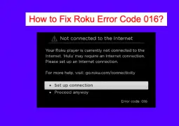 Roku error code 016 feat