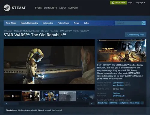 steam swtor