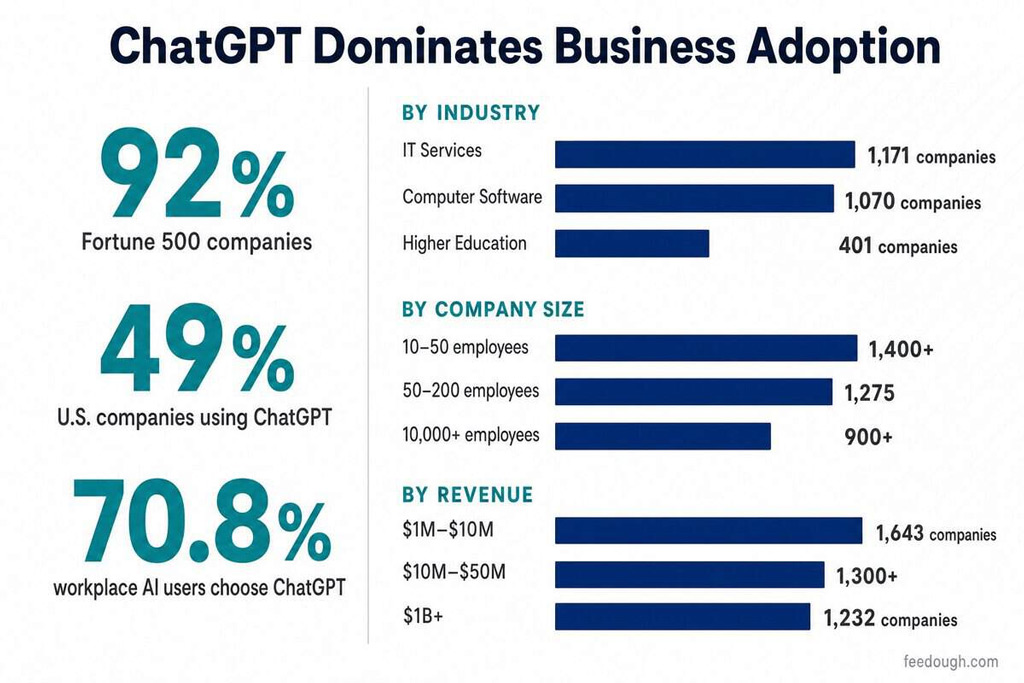Chatgpt Dominates Business Adoption