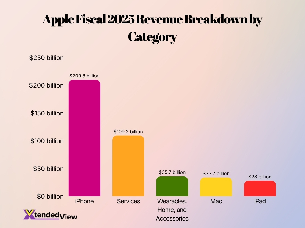 Apple Fiscal 2025 Revenue Breakdown By Category