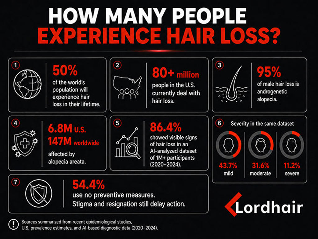How Many People Experience Hair Loss