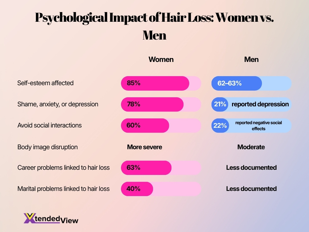 Psychological Impact Of Hair Loss Women Vs Men