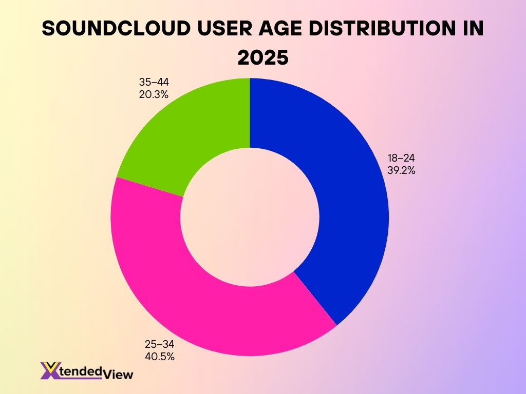 Soundcloud User Age Distribution In 2025
