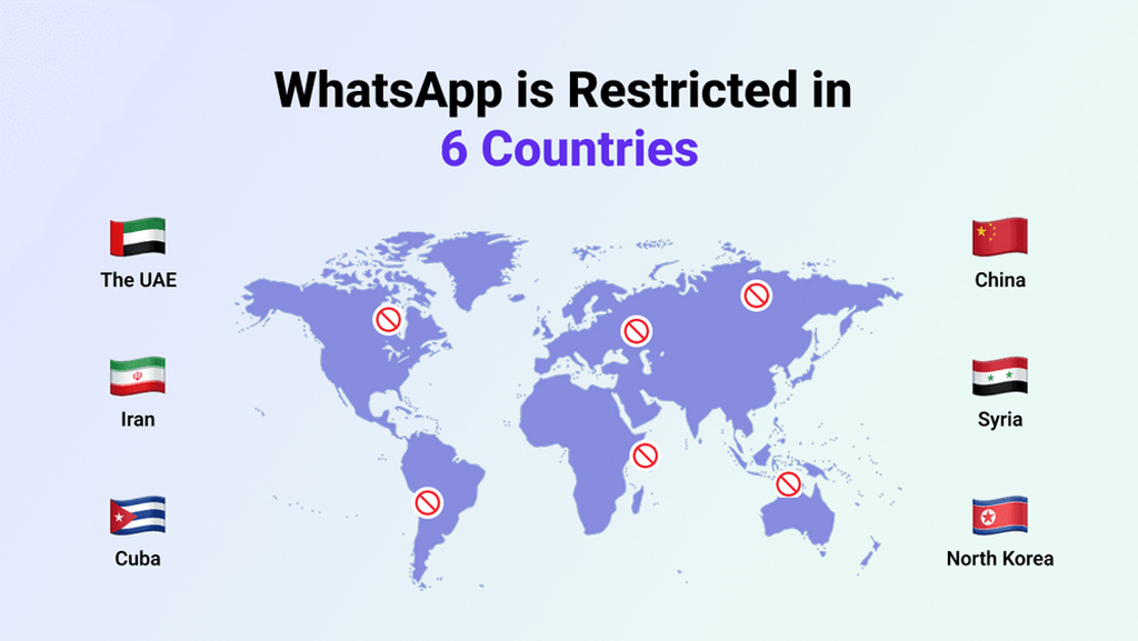 Countries Where Whatsapp Is Banned Or Restricted