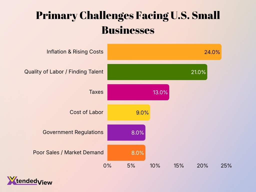 Primary Challenges Facing U S Small Businesses