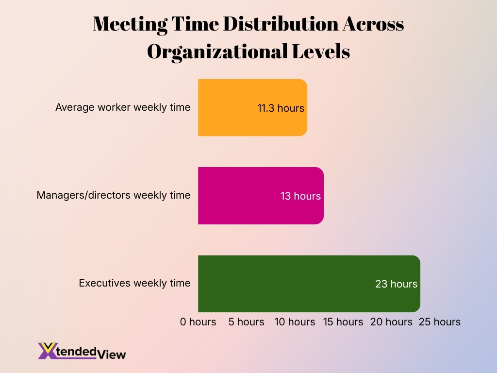 Meeting Time Distribution Across Organizational Levels