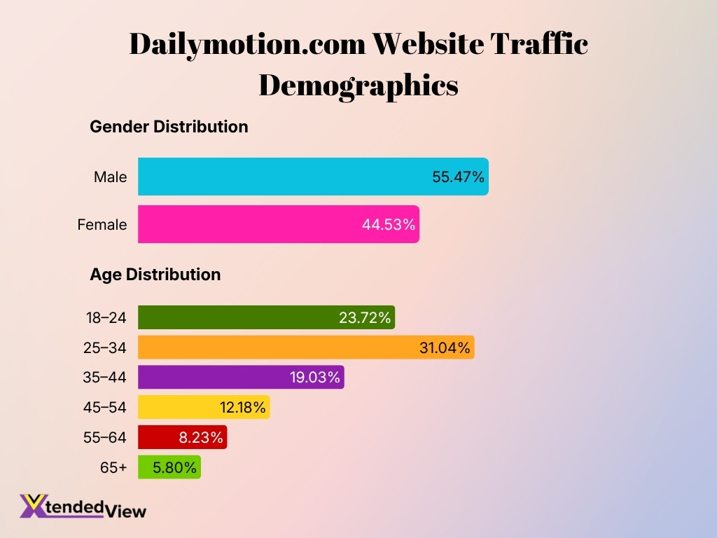 Dailymotion Website Traffic Demographics