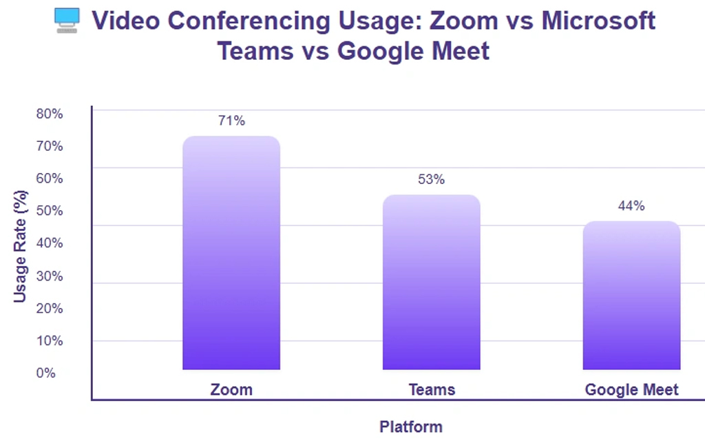 Video Conferencing Usage By Platform