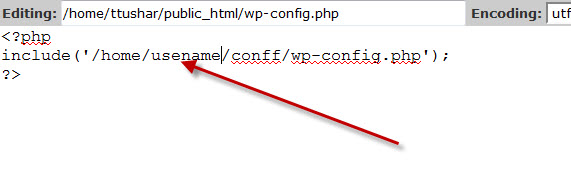 move wp-config.php file move wp-config.php