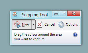 snipping tool windows 8
